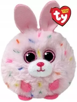 Maskotka TY Beanie Balls STRAWBERRY króliczek różowy 42555 - Zabawki