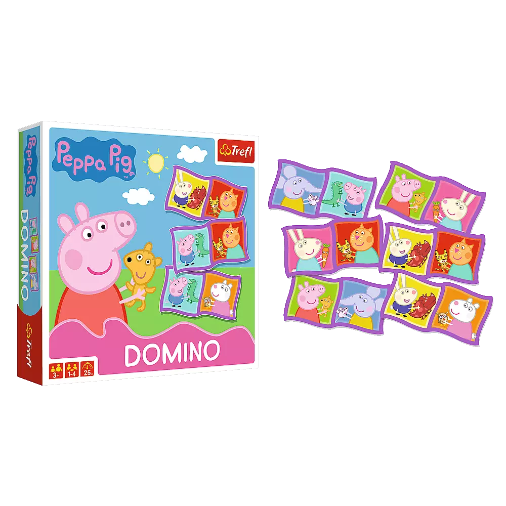 Świnka Peppa. Domino - Gry