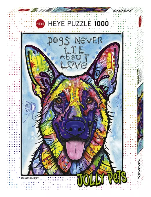 Puzzle Heye. 1000 elementów. Jolly Pets. Pies, Dean Russo - Puzzle