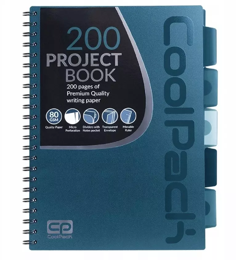 Kołobrulion A4. CoolPack, niebieski - Papiernicze i szkolne