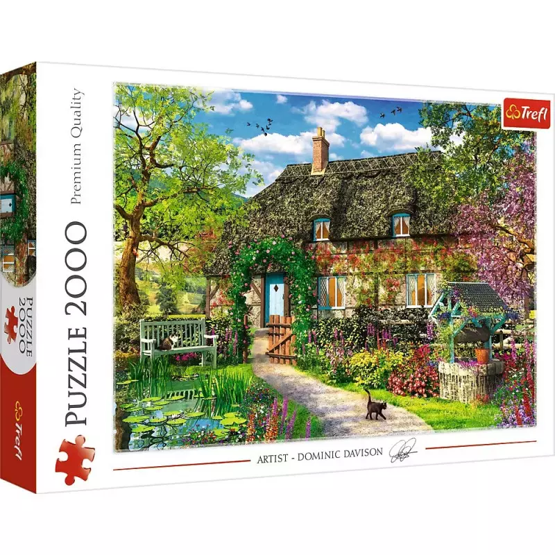 Puzzle 2000 elementów. Wiejska chatka - Puzzle