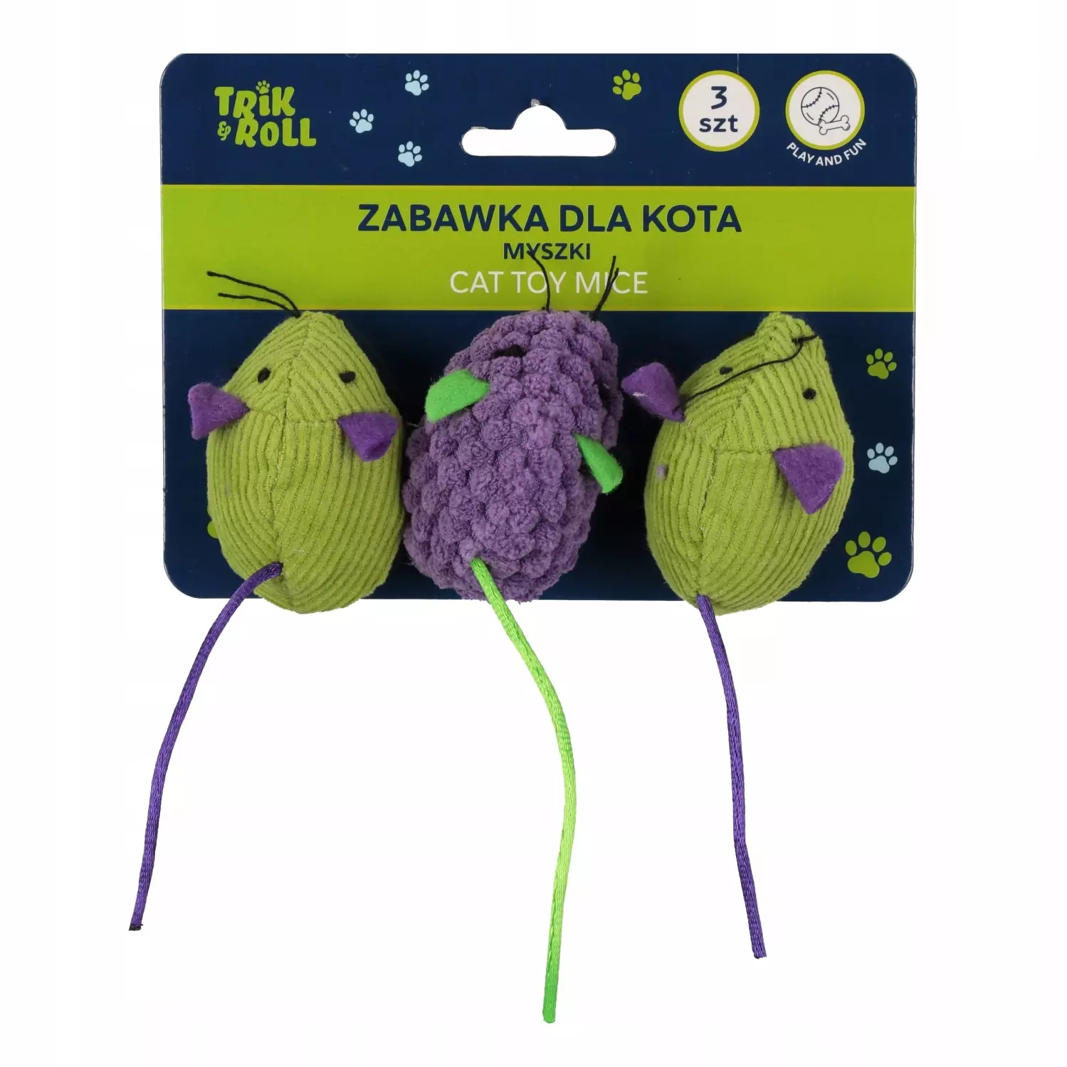 Zabawka dla Kota Myszki 3szt - Elektronika i akcesoria