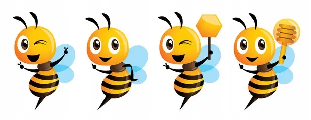 Balony Belbal 12", D11, pszczoły, 6szt. - Papiernicze i szkolne