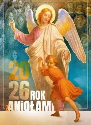 Kalendarz 2026 ścienny wieloplanszowy z Aniołami - Książki
