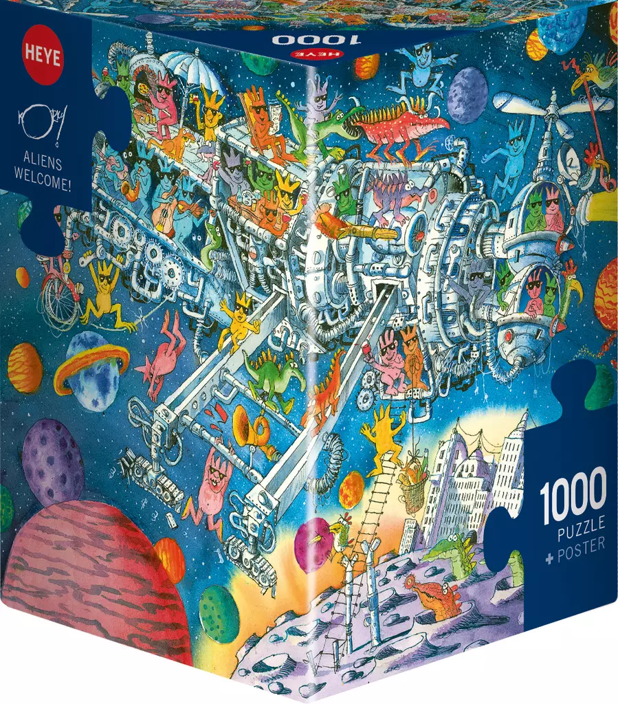 Puzzle 1000 elementów. Obcy, Witajcie ! - Puzzle