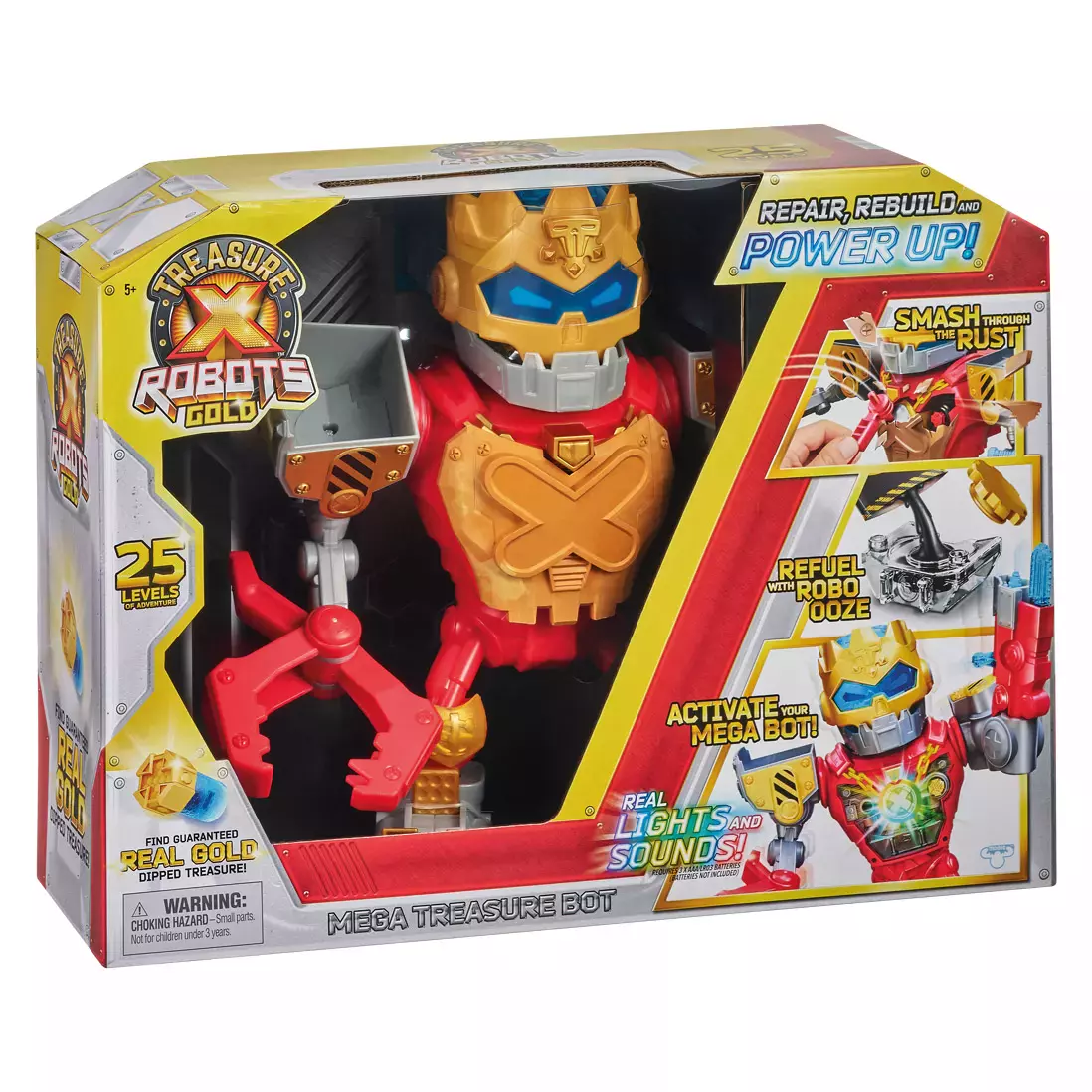 Moose 41681. Robots Gold. Mega Robot Treasure X - Zabawki