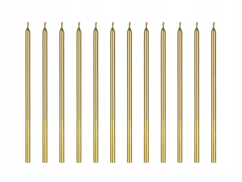 Świeczki urodzinowe PartyDeco 14 cm 12 szt. - Papiernicze i szkolne