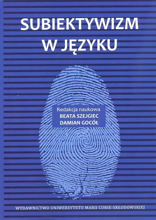 Subiektywizm w języku - Książki