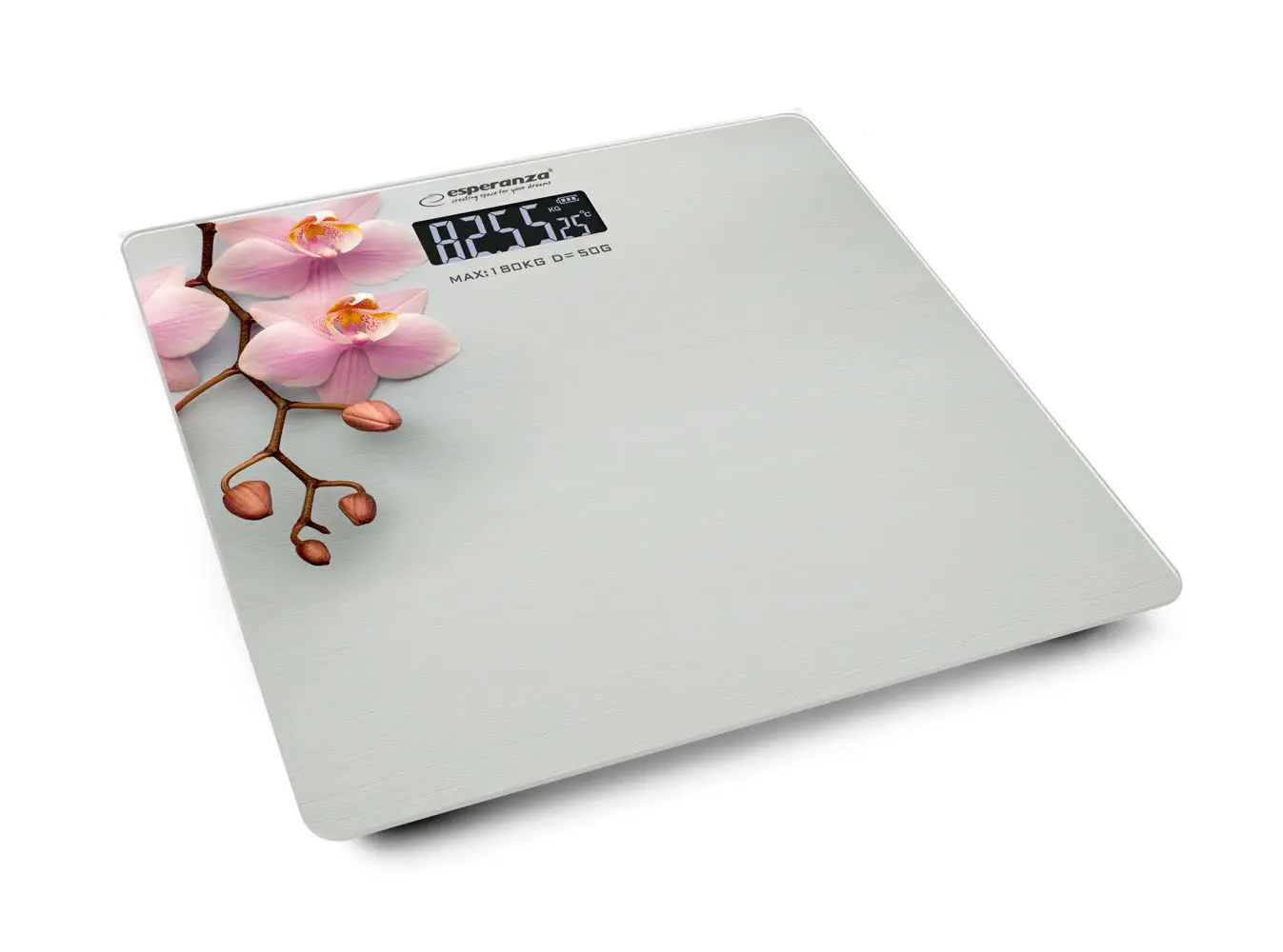 Esperanza Cyfrowa Waga Łazienkowa Orchid - Dom i ogród