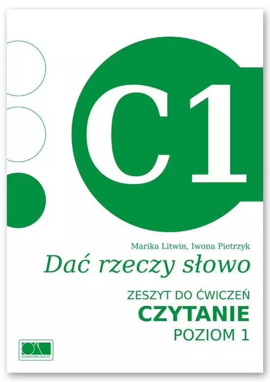 Dać rzeczy słowo. Czytanie - poziom 1. - Książki