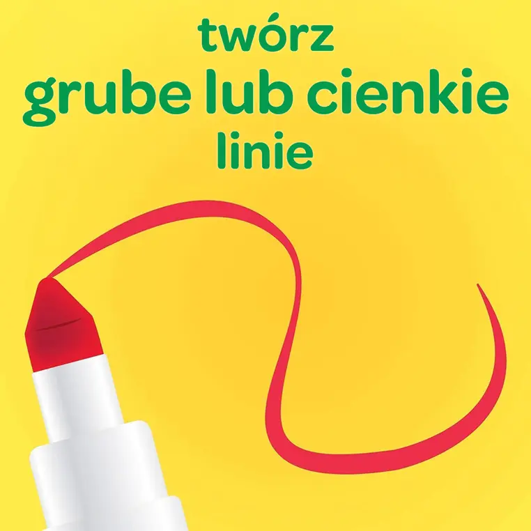 Crayola Super Tips Flamastry mazaki dla dzieci zmywalne pastelowe 20szt. - Papiernicze i szkolne
