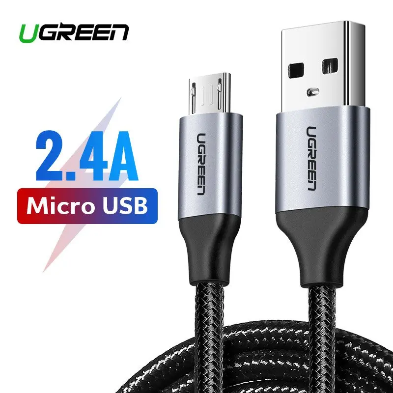 Kabel UGREEN US290 USB-A-micro USB 1.5m (czarny) - Elektronika i akcesoria
