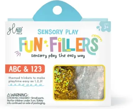 Glo Pals - Fun Fillers Wkład, figurki, brokaty do słoików SHAPES - Zabawki