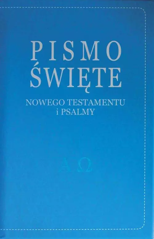 Pismo Święte Nowego Testamentu i psalmy, niebieskie - Książki