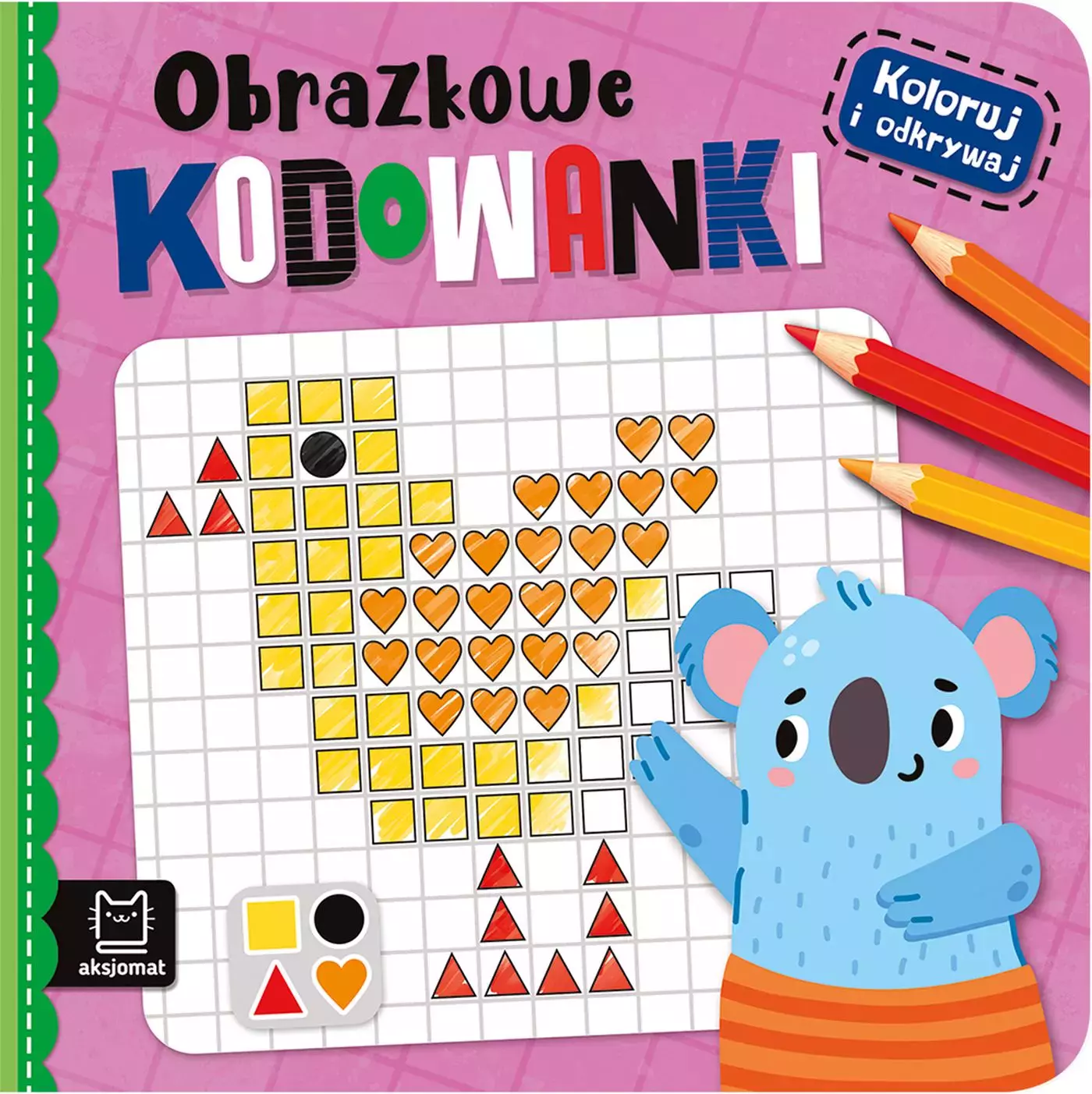 Koloruj i odkrywaj. Obrazkowe kodowanki - Książki