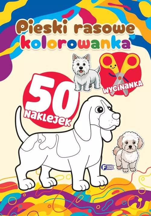 Pieski rasowe. Kolorowanka - Książki