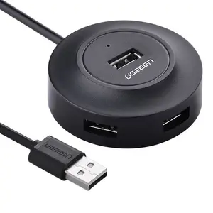 Hub USB UGREEN CR106 4-portowy 1m (czarny) - Elektronika i akcesoria