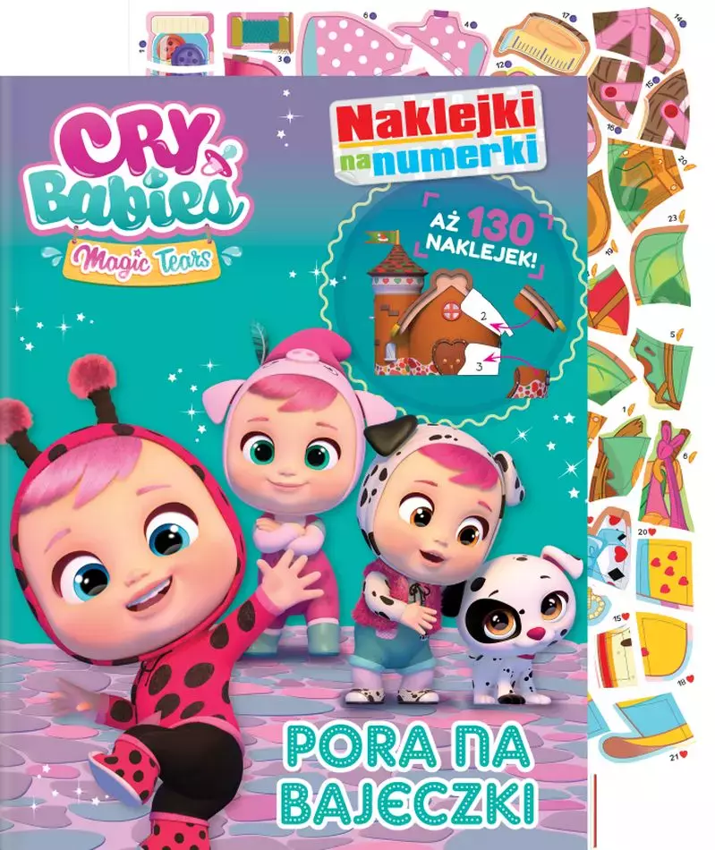 Pora na bajeczki. Cry babies. Naklejki na numerki. Część 1 - Książki
