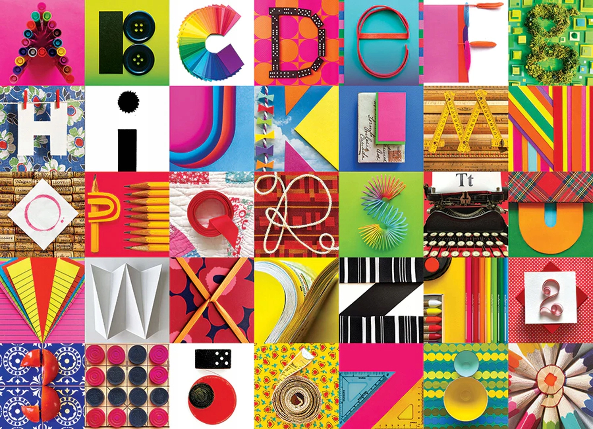 Cobble Hill Puzzle 1000 el. Litery i cyfry - Puzzle