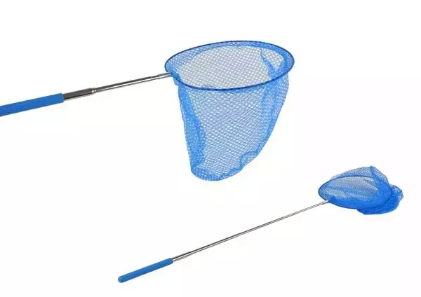 Siatka na motyle teleskopowa niebieska 85cm - Zabawki