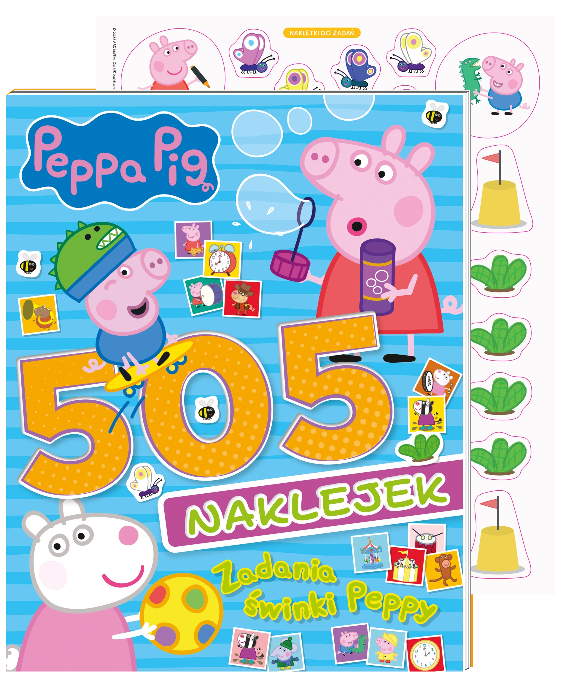 Peppa Pig. 505 naklejek 4. Zadania świnki Peppy - Książki
