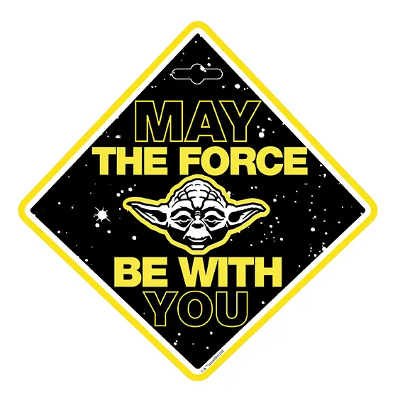 Tabliczka Baby On Board Star Wars - Yoda - Mama i dziecko