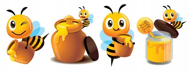 Balony Belbal 12", D11, pszczoły, 6szt. - Papiernicze i szkolne