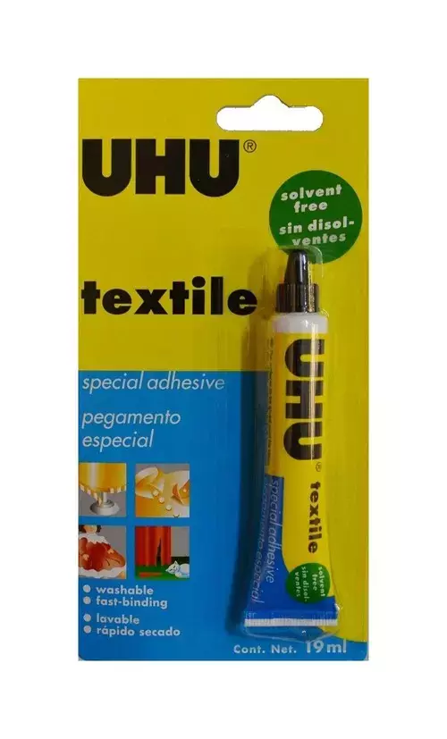 Klej do tekstyliów UHU Textlie 19 ml - Książki