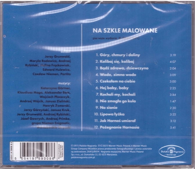 Na szkle Malowane, CD - Muzyka