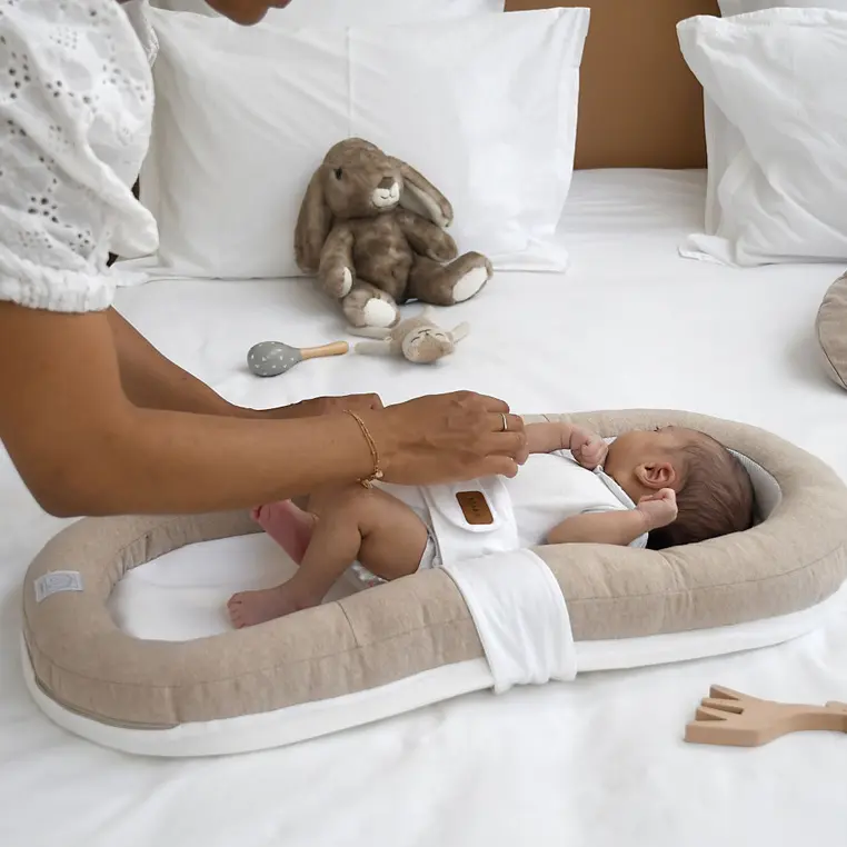Beaba Kokon gniazdko dla niemowląt 0-3m Cocoony Heather clay - Mama i dziecko
