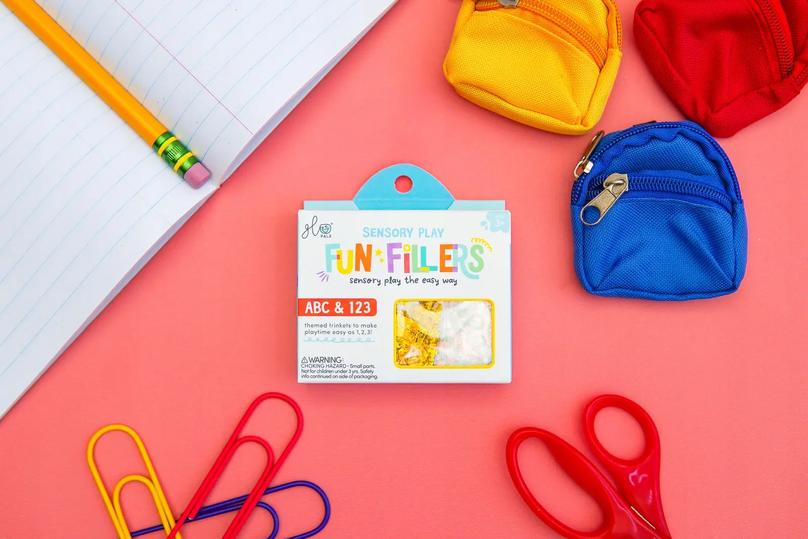 Glo Pals - Fun Fillers Wkład, figurki, brokaty do słoików SHAPES - Zabawki