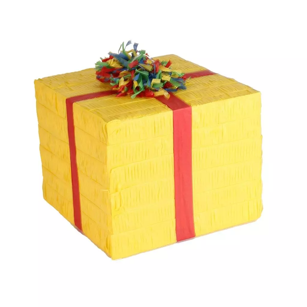 Piniata urodzinowy prezent papier 25x20x24,5cm - Książki