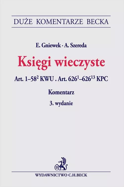 Księgi wieczyste. Art. 1-58(2) KWU... - Książki