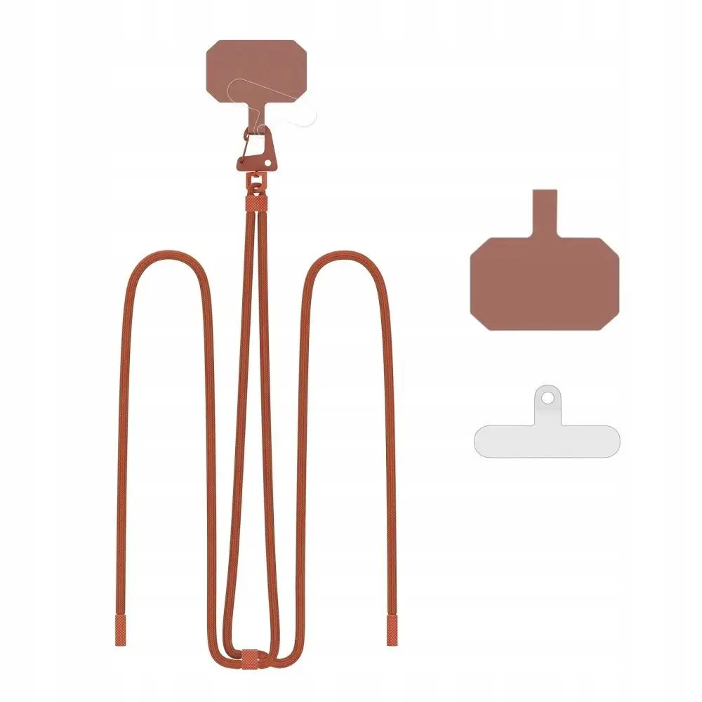 Tech-Protect C5S Rope Crossbody Strap Chocolate Brown - Elektronika i akcesoria