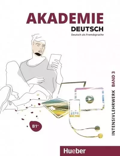 Akademie Deutsch B1+ T.3 + kurs online HUEBER - Książki