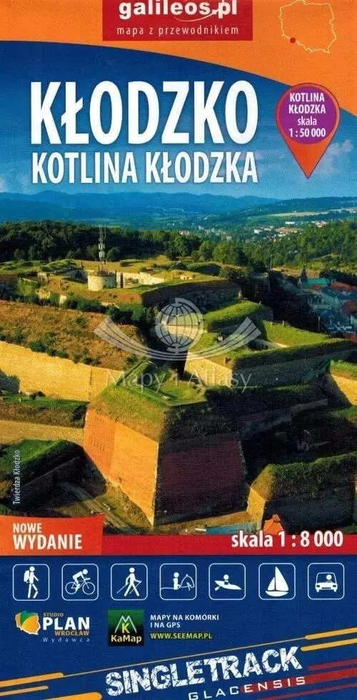 Mapa - Kłodzko. Kotlina Kłodzka w.2024 - Książki