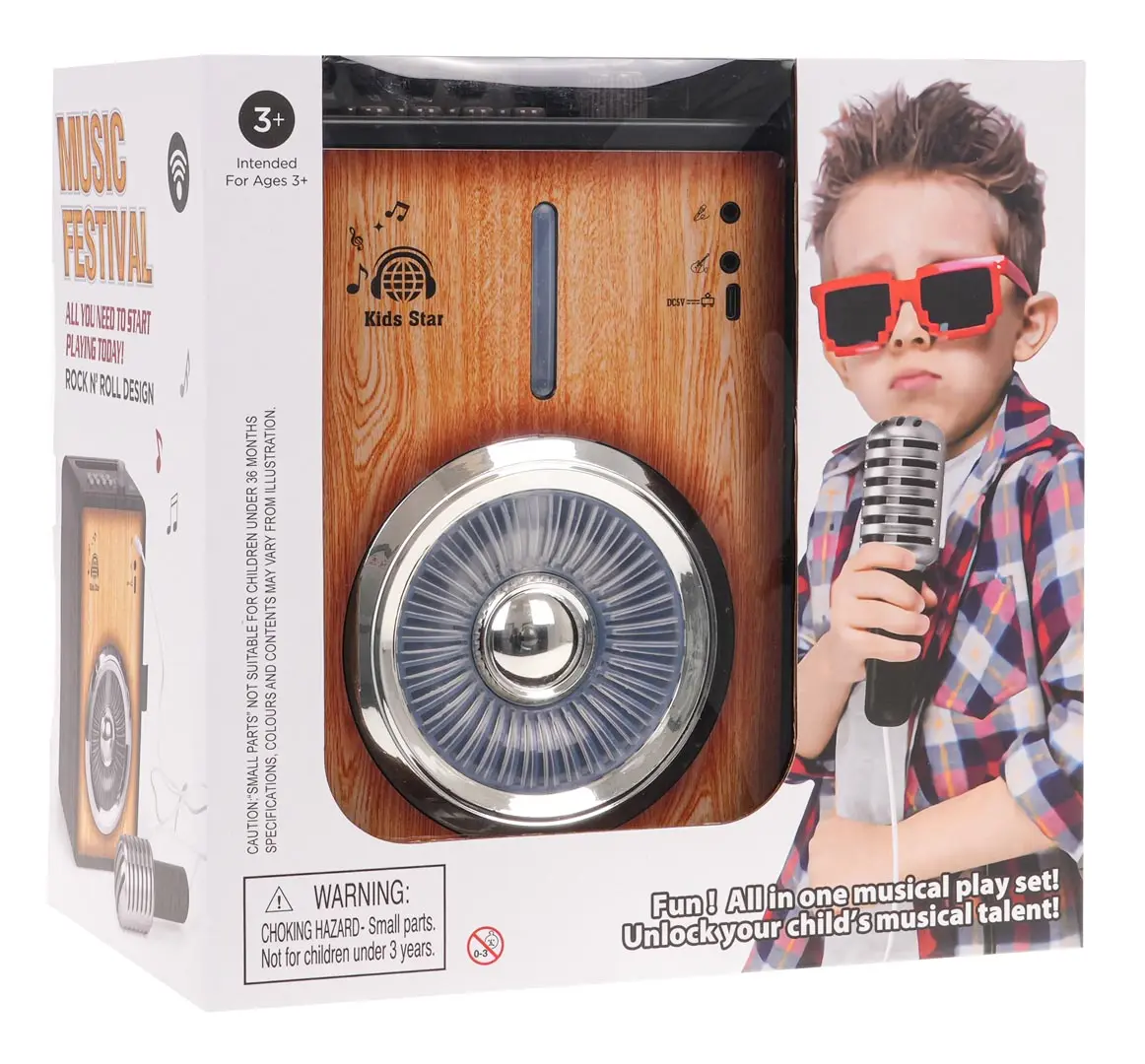 Wzmacniacz z Funkcją Bluetooth + Mikrofon - Zabawki