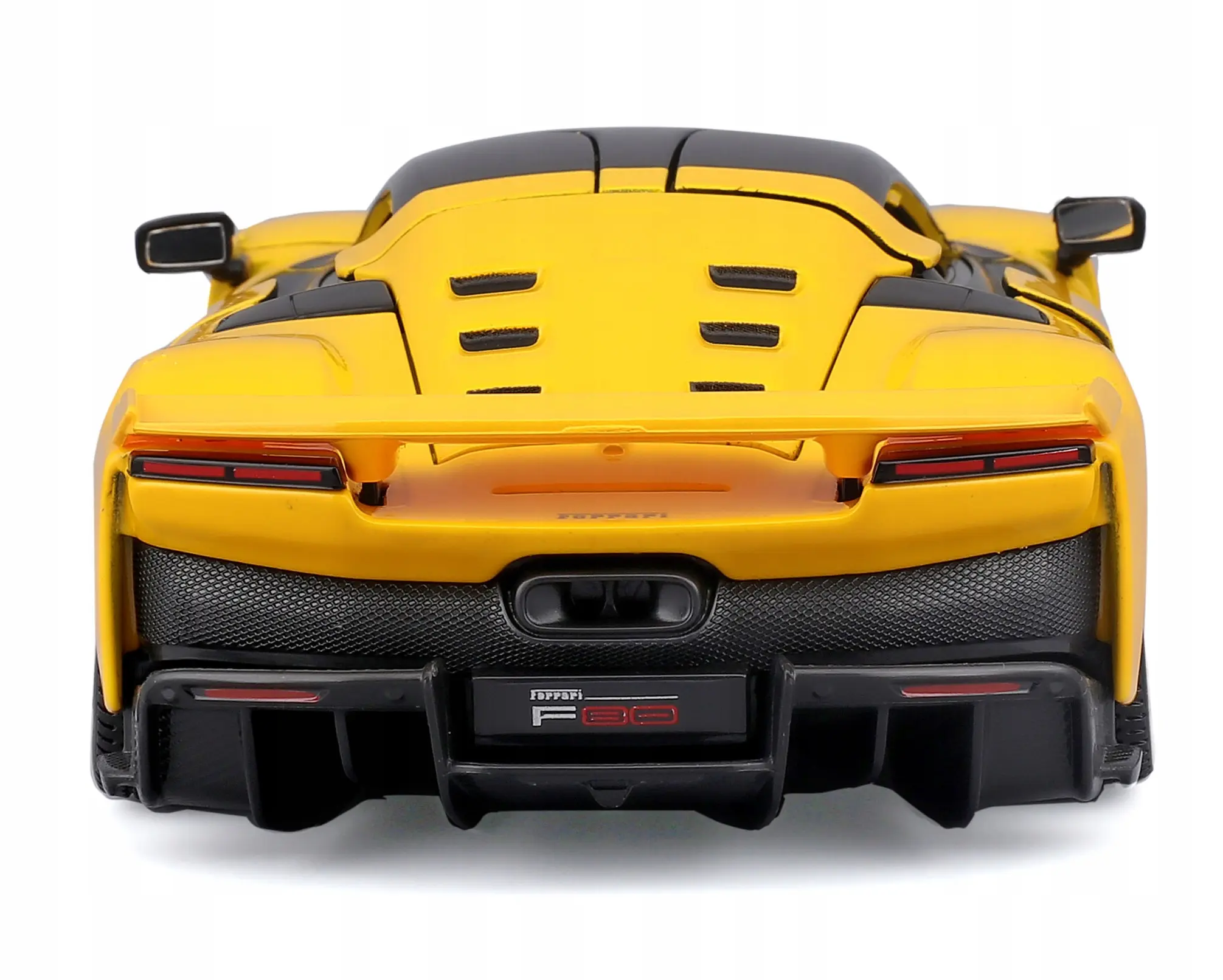BBURAGO metal, 1:24 FERRARI R & P F80 żółte - Zabawki