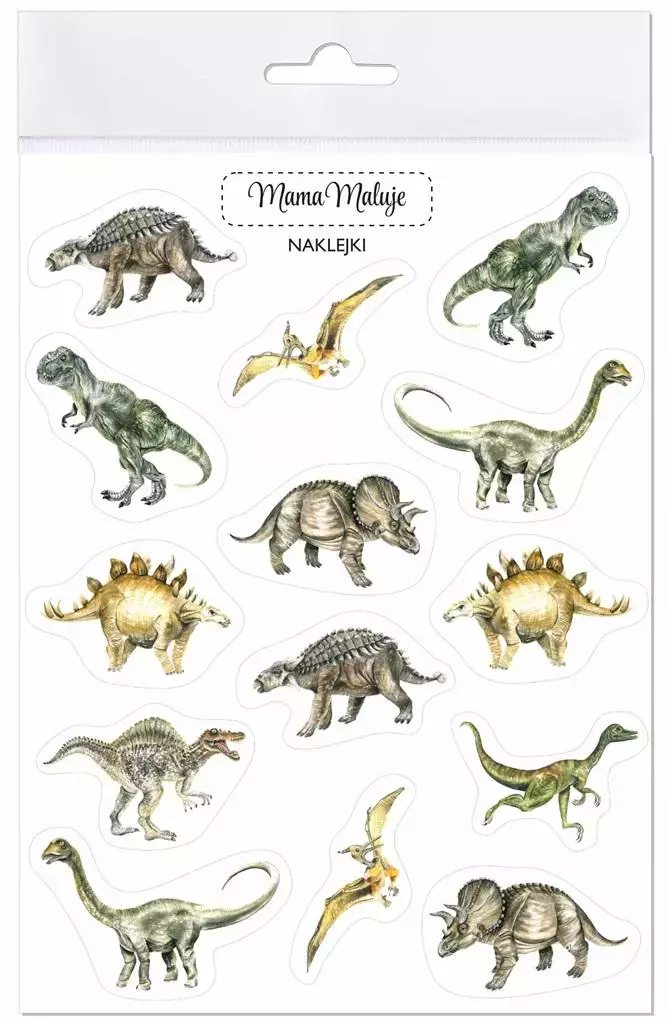 Naklejki Dinozaury - Papiernicze i szkolne