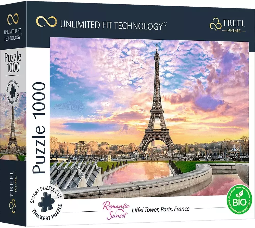 Puzzle 1000 elementów. Eiffel Tower, Paris, France - Puzzle