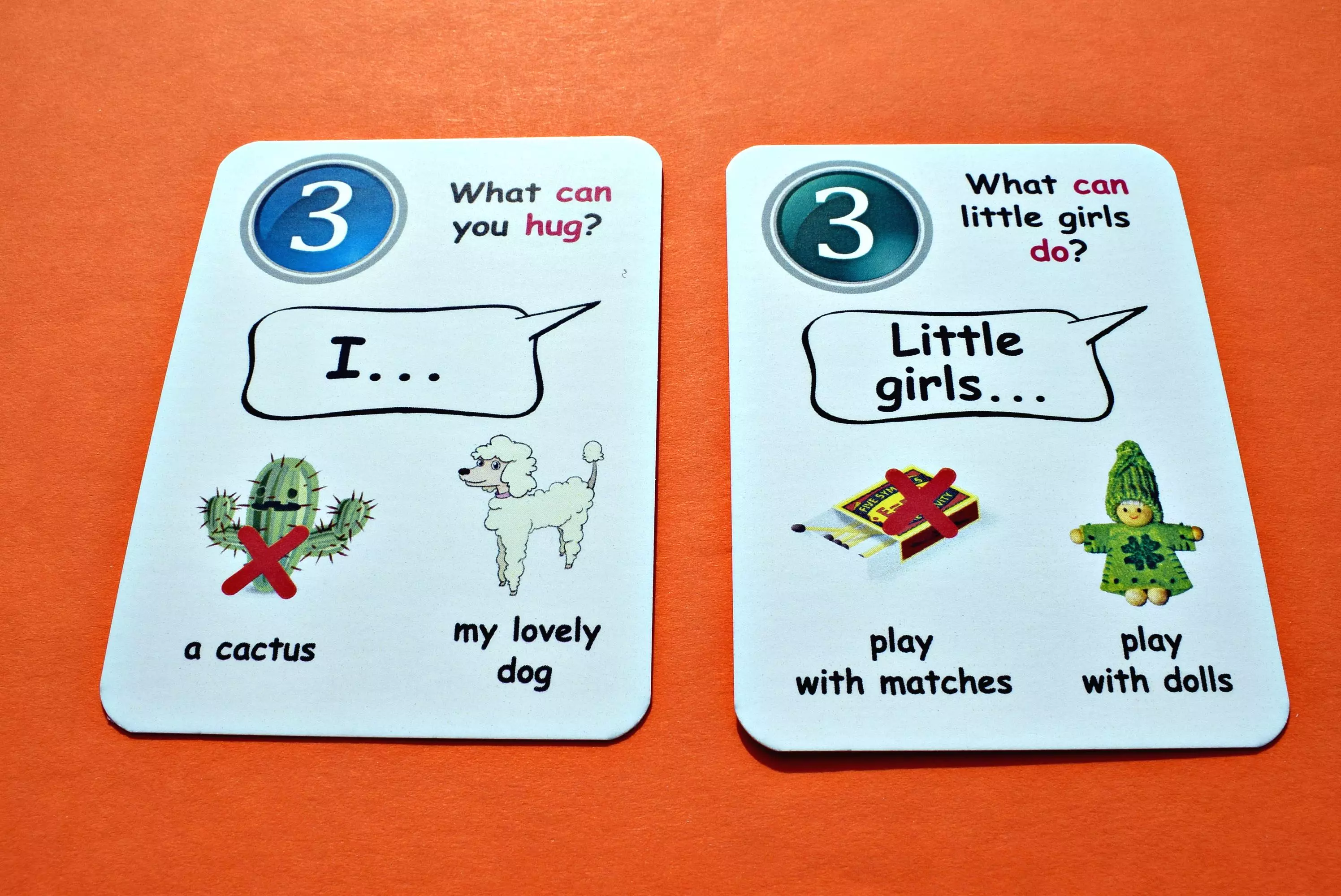 Fun Card English. Can / Can't - Gry