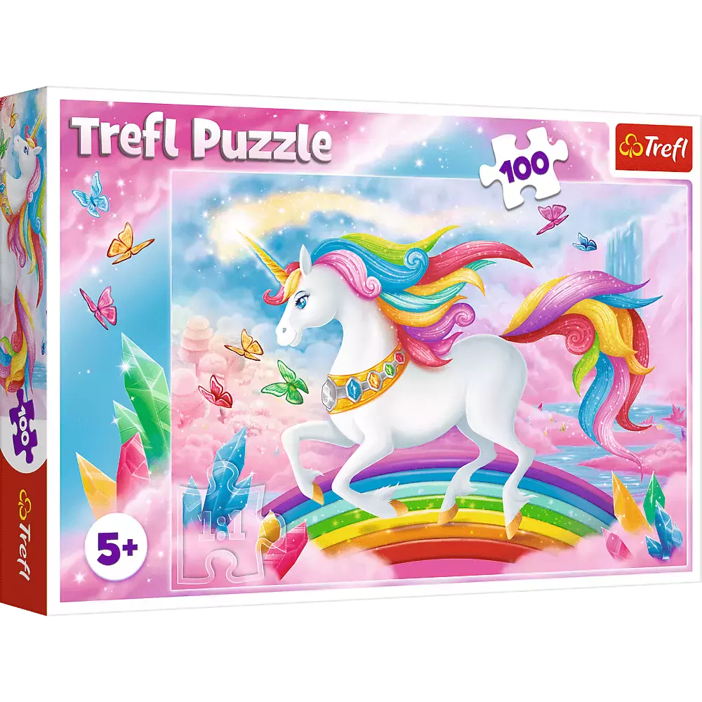 Puzzle 100 elementów. W kryształowym świecie - Puzzle