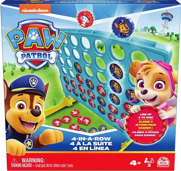 Psi Patrol Cztery w rzędzie Gra planszowa Strategiczna - Gry