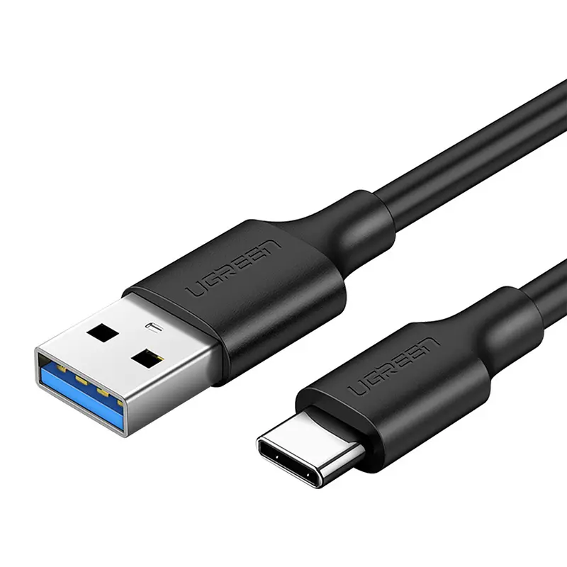 Kabel UGREEN US184 USB-A 3.0-USB-C 3.0 2m (czarny) - Elektronika i akcesoria