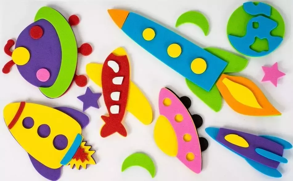 Naklejki piankowe 3D 3cm 7szt - Papiernicze i szkolne
