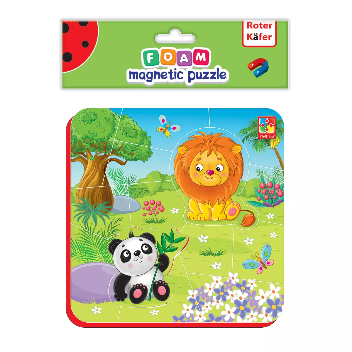 Puzzle piankowe 24 elementy. Zoo - Puzzle