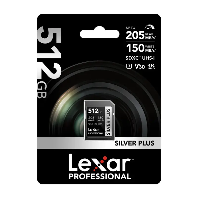 Karta pamięci Lexar Professional SILVER PLUS SDXC 512GB - Elektronika i akcesoria