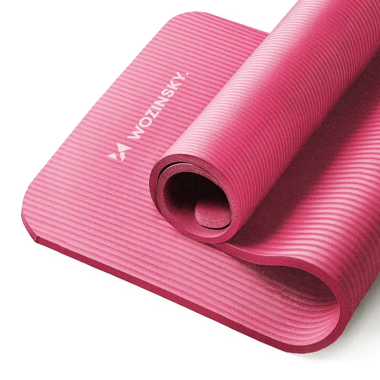 Mata do ćwiczeń Wozinsky WNSP-15R 183 x 61 x 1,5 cm gruba mata gimnastyczna do jogi i fitness - różowa - Elektronika i akcesoria