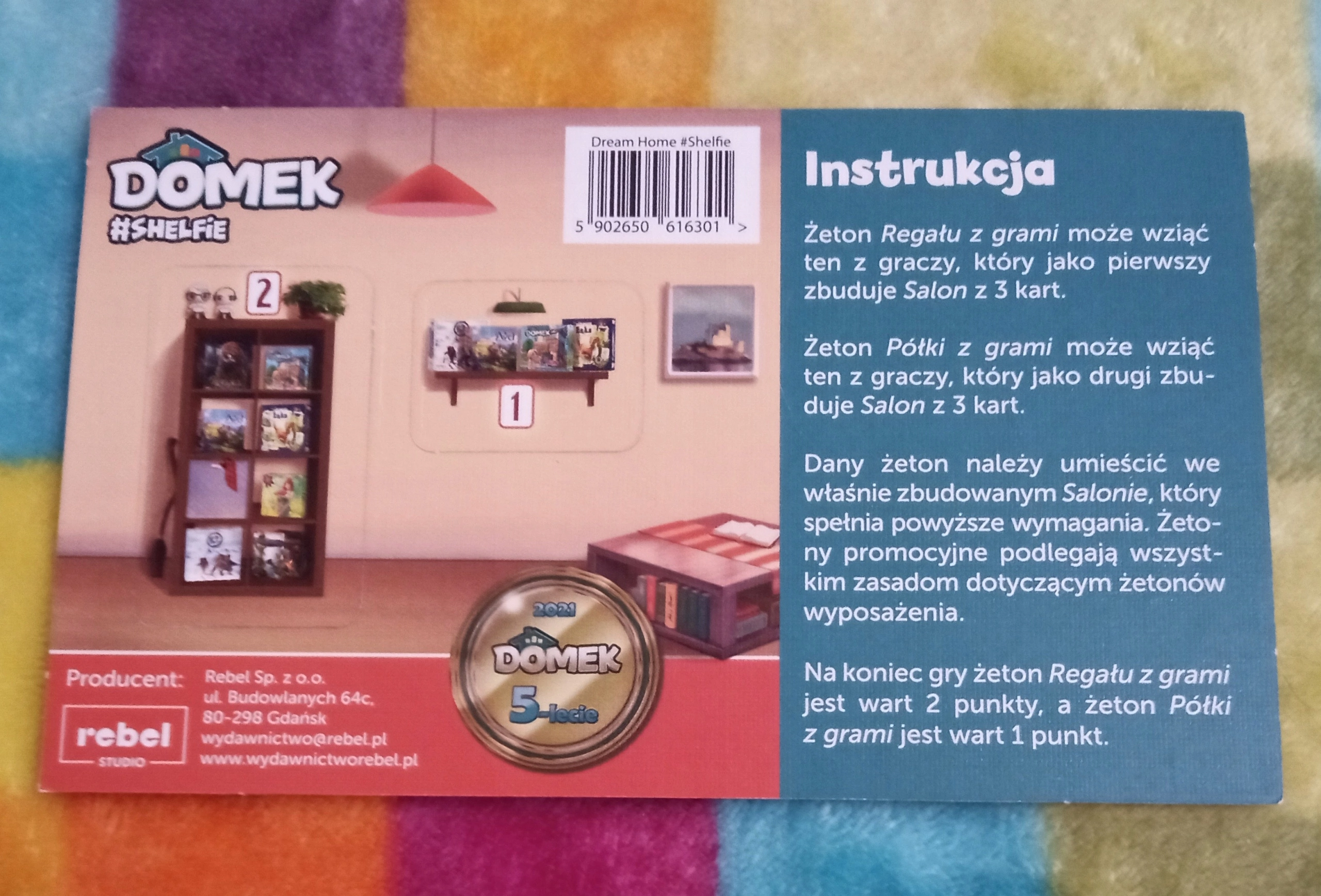 Gra planszowa Domek Shelfie Rebel - Gry
