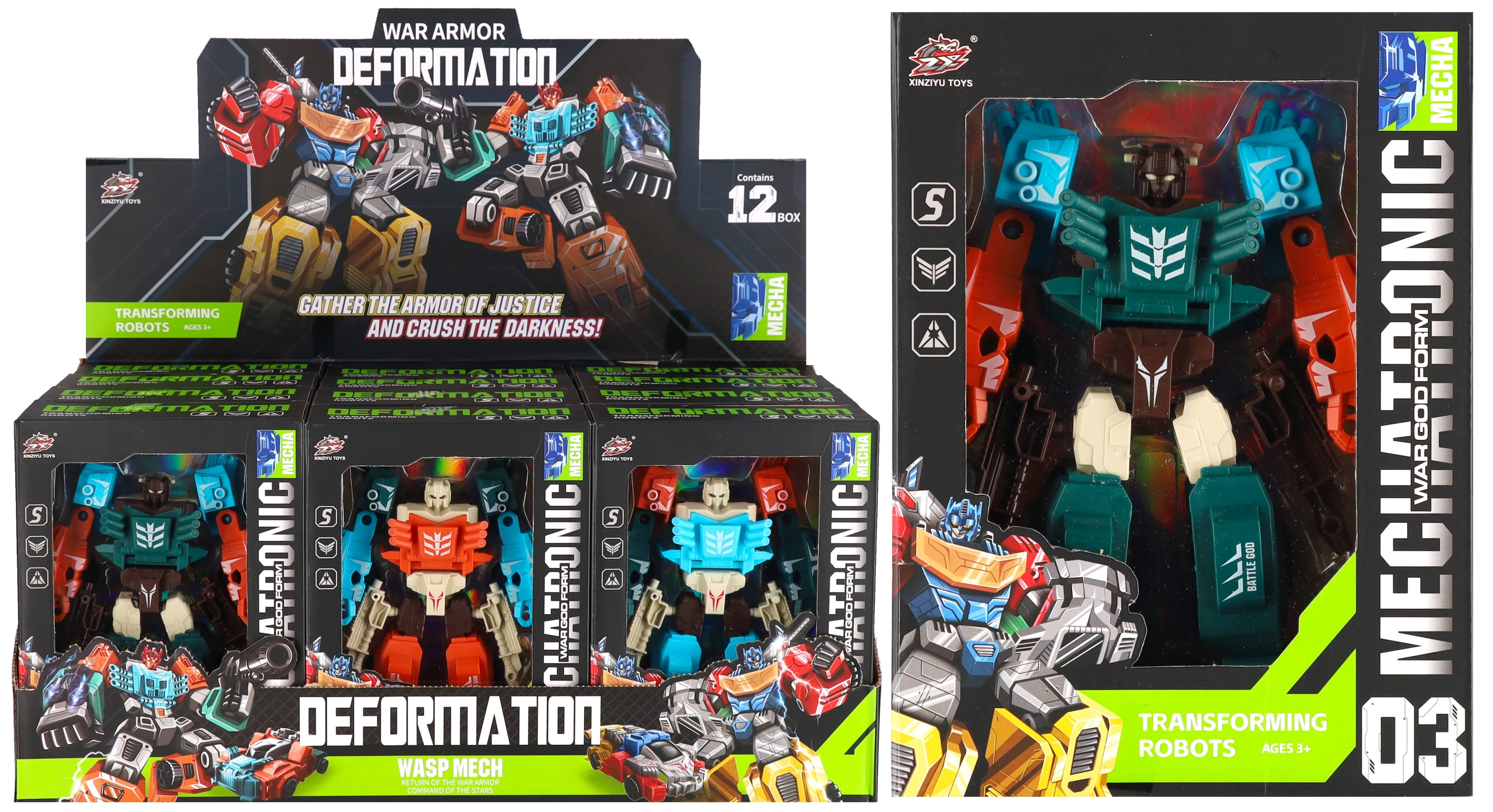 Robot 2w1 Mega Creative 589593 - Zabawki